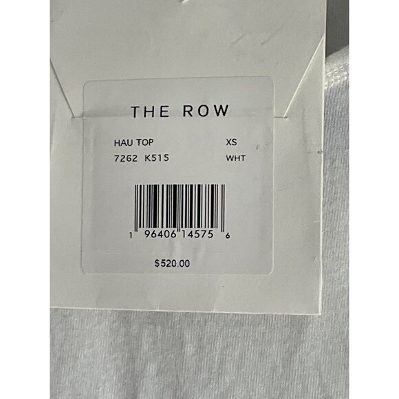 The Row Womens White Racerback Tank Top XS Sleeveless Casual Cotton Blend - Picture 10 of 15